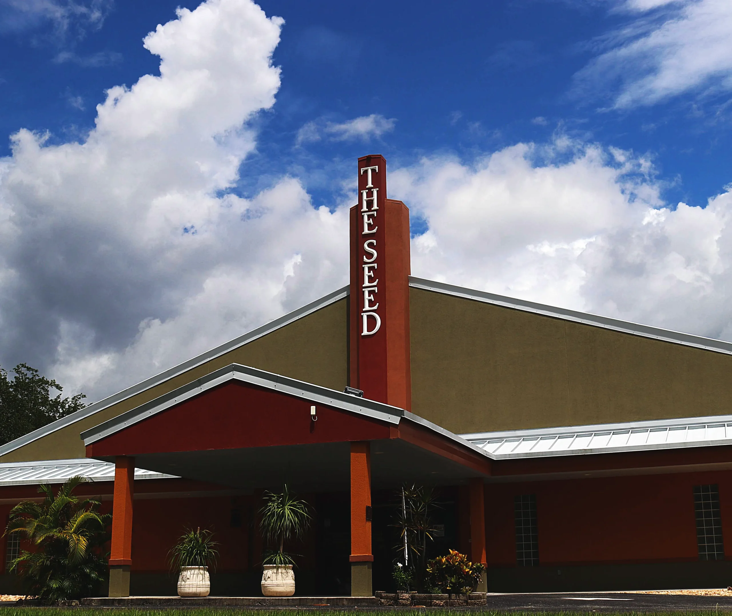 Front view of the Seed of Abraham Fellowship on Merritt Island, Florida.